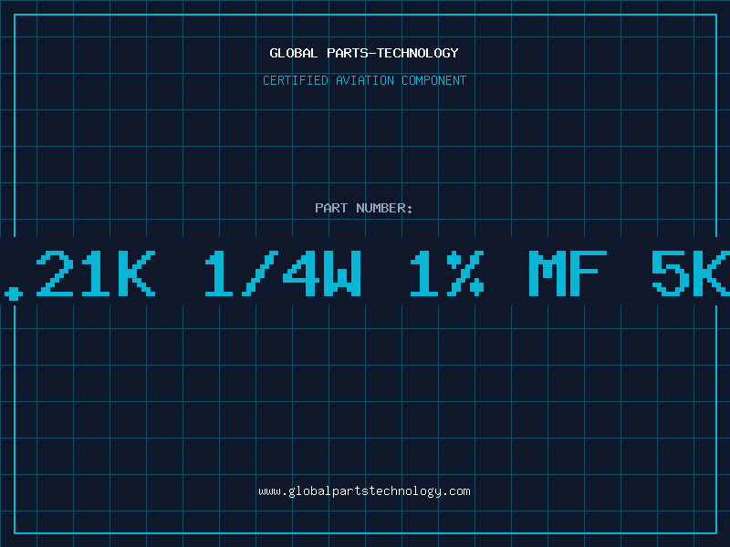Aviation Part RES 1.21K 1/4W 1% MF 5K/REEL