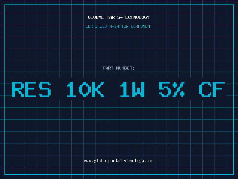 Aviation Part RES 10K 1W 5% CF