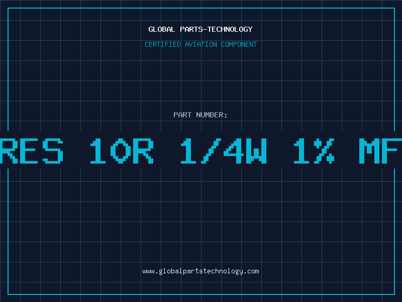 Aviation Part RES 10R 1/4W 1% MF
