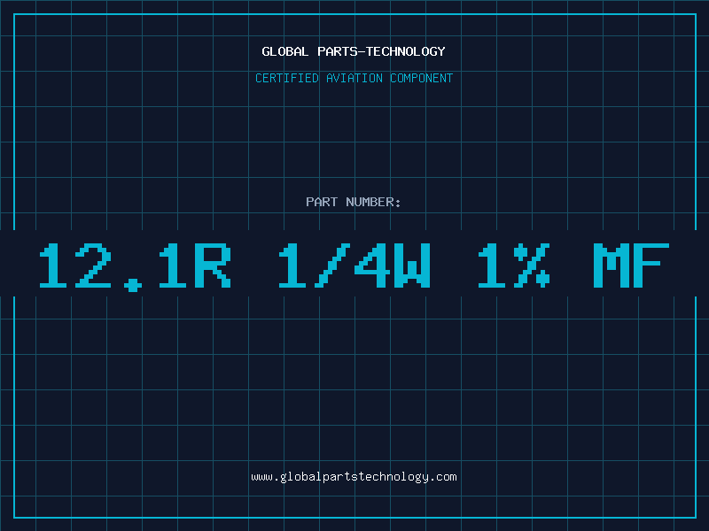 Aviation Part RES 12.1R 1/4W 1% MF PKG