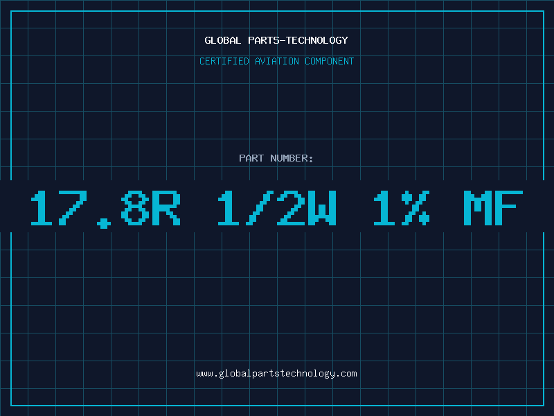 Aviation Part RES 17.8R 1/2W 1% MF T/R