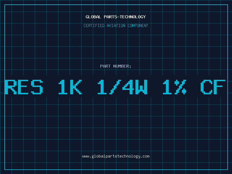 Aviation Part RES 1K 1/4W 1% CF