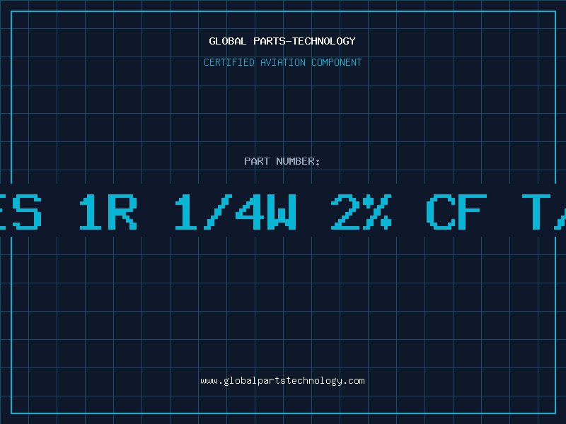 Aviation Part RES 1R 1/4W 2% CF T/R