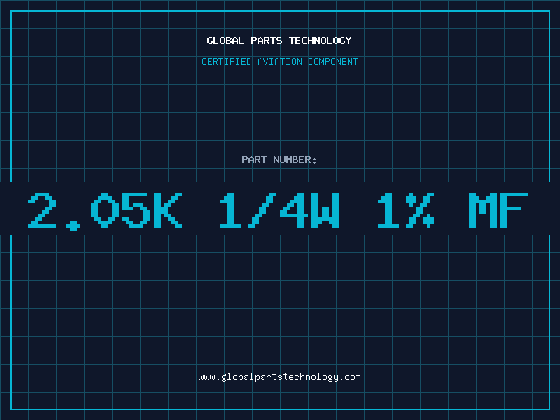 Aviation Part RES 2.05K 1/4W 1% MF PKG