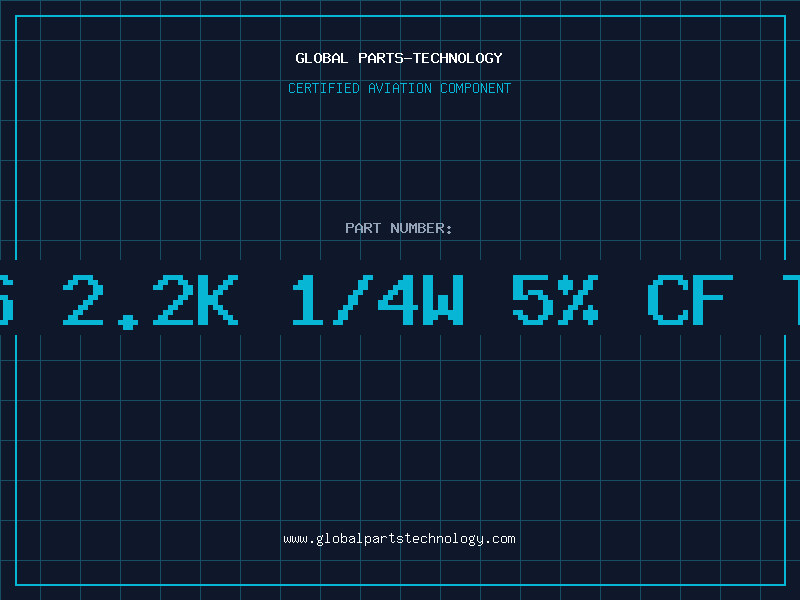Aviation Part RES 2.2K 1/4W 5% CF T/R