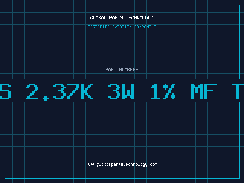 Aviation Part RES 2.37K 3W 1% MF T/R