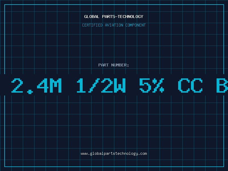 Aviation Part RES 2.4M 1/2W 5% CC BULK