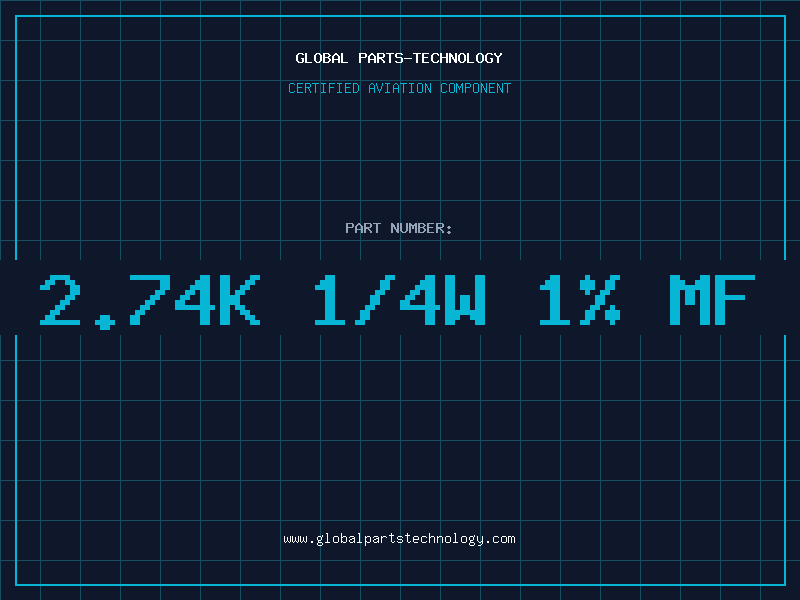 Aviation Part RES 2.74K 1/4W 1% MF T/R