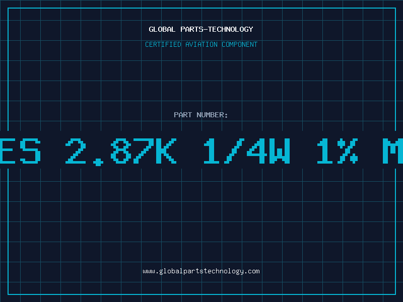 Aviation Part RES 2.87K 1/4W 1% MF