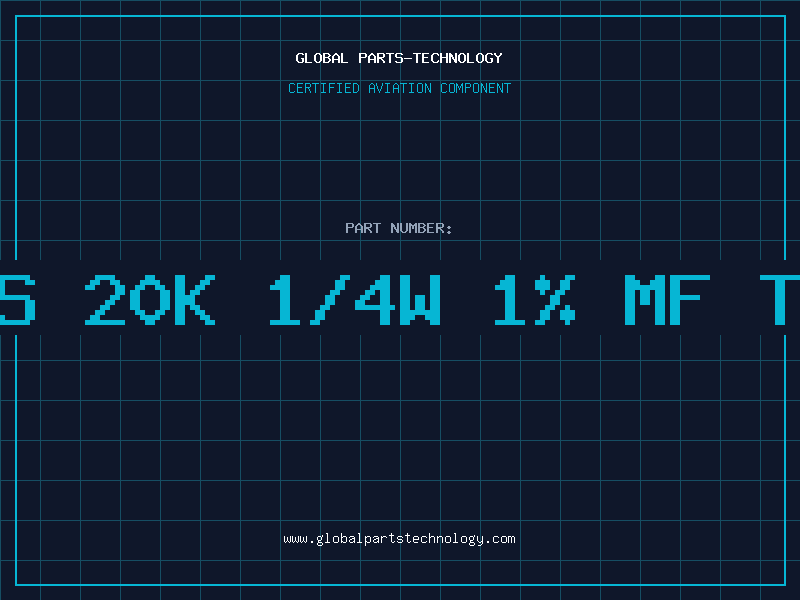 Aviation Part RES 20K 1/4W 1% MF T/R