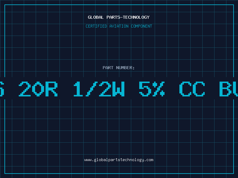 Aviation Part RES 20R 1/2W 5% CC BULK