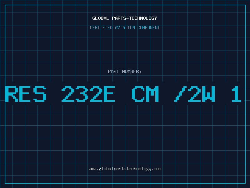 Aviation Part RES 232E CM /2W 1