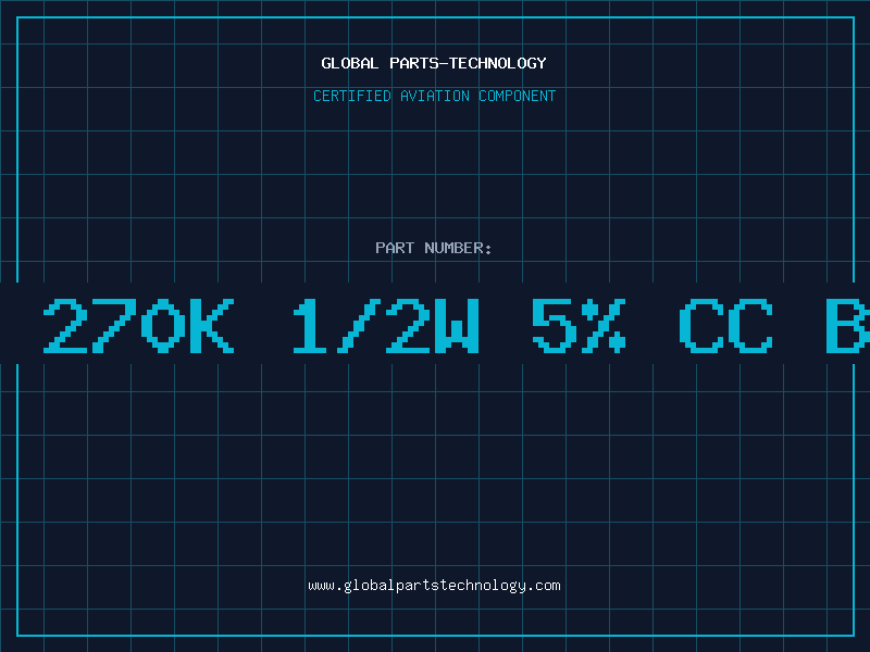 Aviation Part RES 270K 1/2W 5% CC BULK