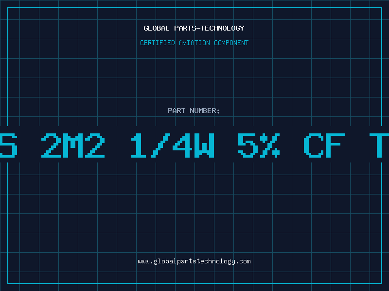 Aviation Part RES 2M2 1/4W 5% CF T&R