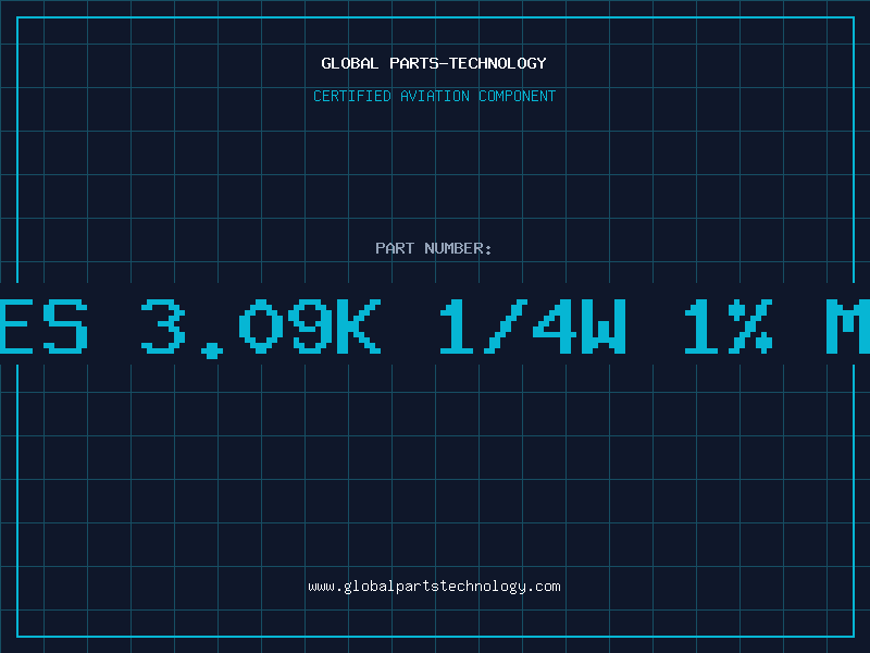 Aviation Part RES 3.09K 1/4W 1% MF