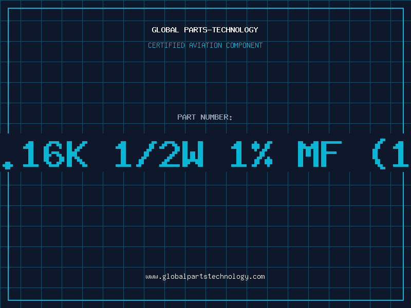 Aviation Part RES 3.16K 1/2W 1% MF (1/4BOD
