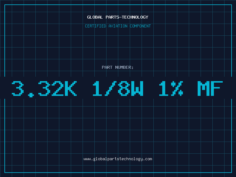 Aviation Part RES 3.32K 1/8W 1% MF T/R
