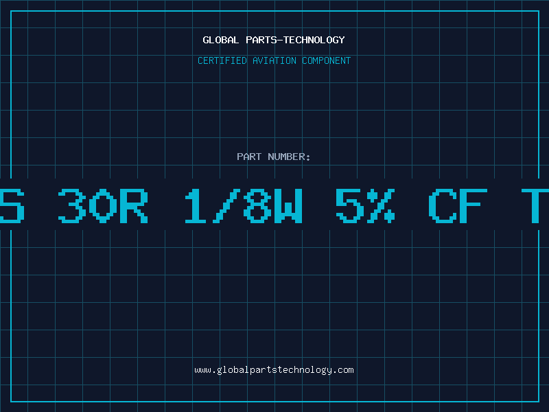 Aviation Part RES 30R 1/8W 5% CF T/R