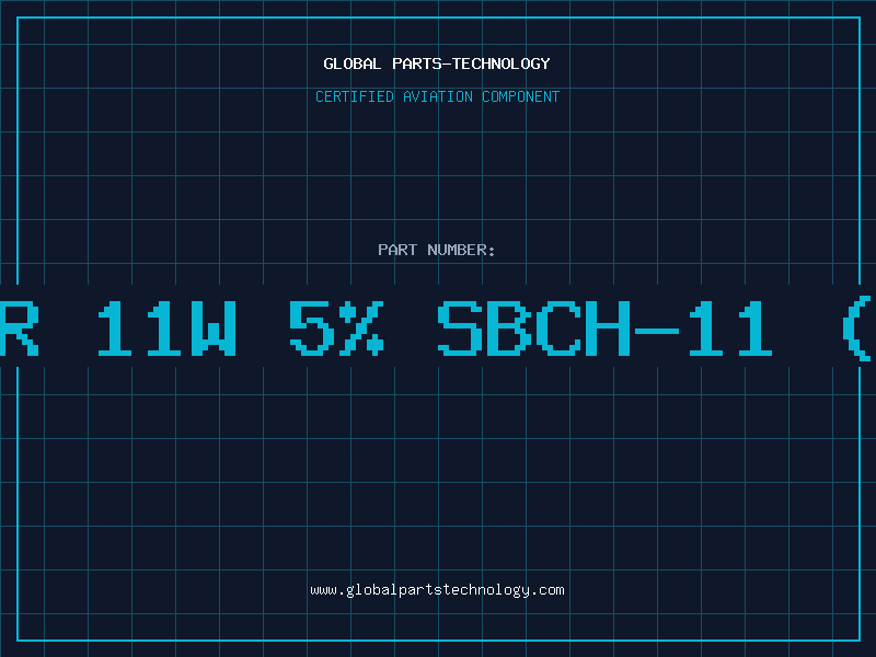 Aviation Part RES 33R 11W 5% SBCH-11 (RCC146