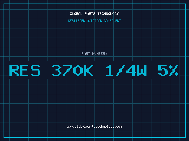 Aviation Part RES 370K 1/4W 5%