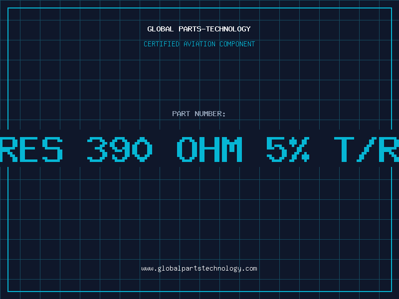 Aviation Part RES 390 OHM 5% T/R