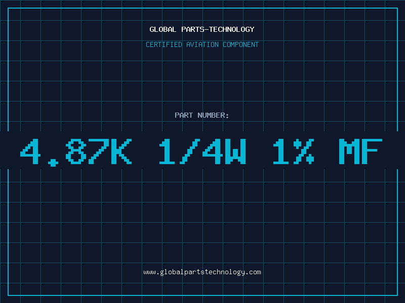Aviation Part RES 4.87K 1/4W 1% MF T/R
