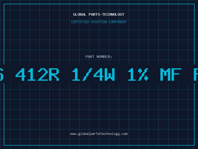 Aviation Part RES 412R 1/4W 1% MF PKG