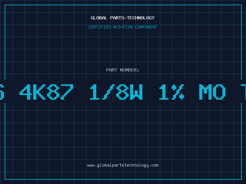 Aviation Part RES 4K87 1/8W 1% MO T&R