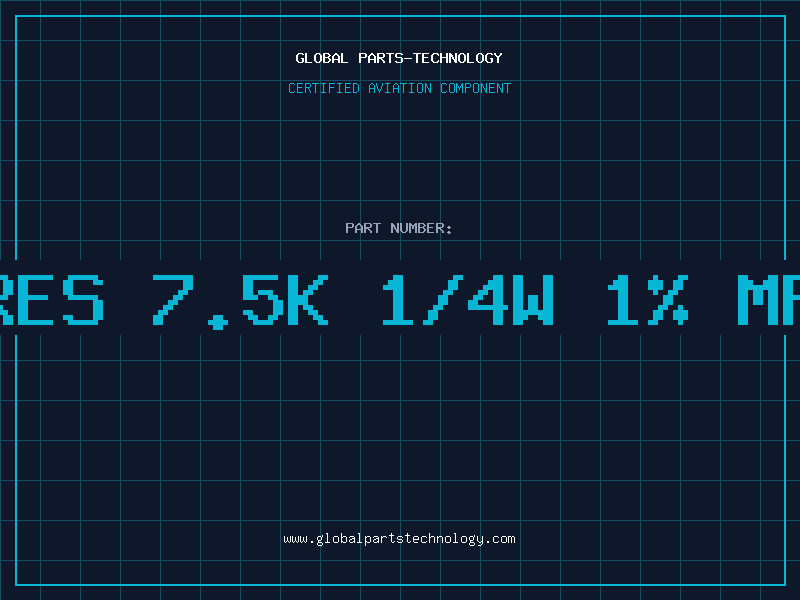Aviation Part RES 7.5K 1/4W 1% MF