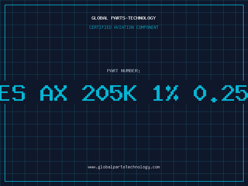 Aviation Part RES AX 205K 1% 0.25W