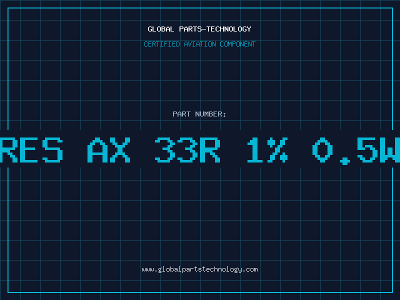 Aviation Part RES AX 33R 1% 0.5W