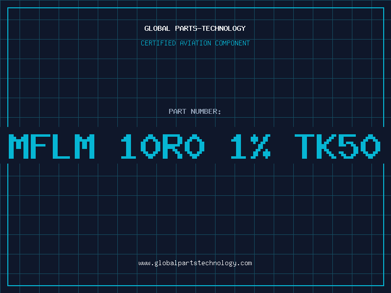 Aviation Part RES MFLM 10R0 1% TK50 TR2