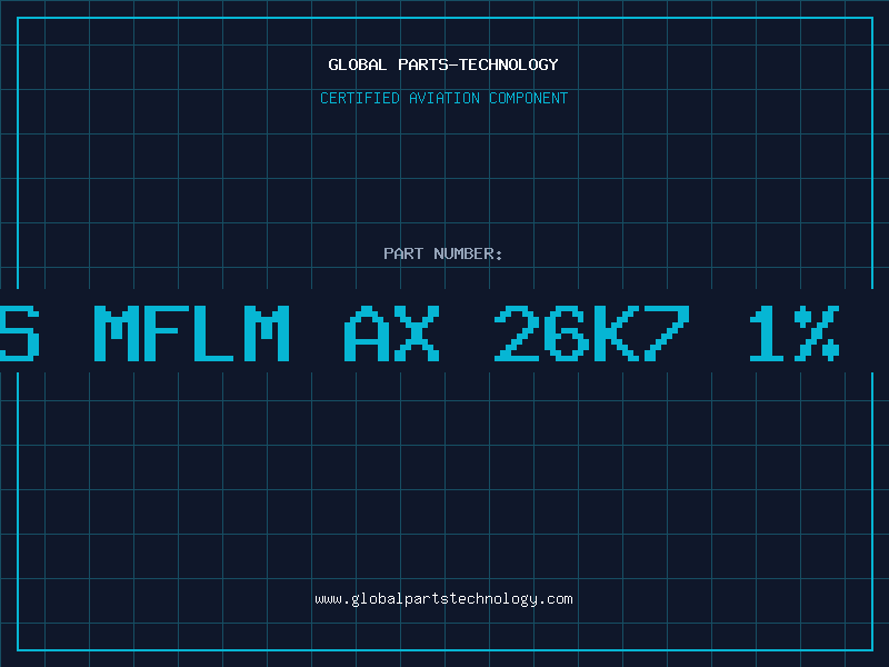 Aviation Part RES MFLM AX 26K7 1% A2