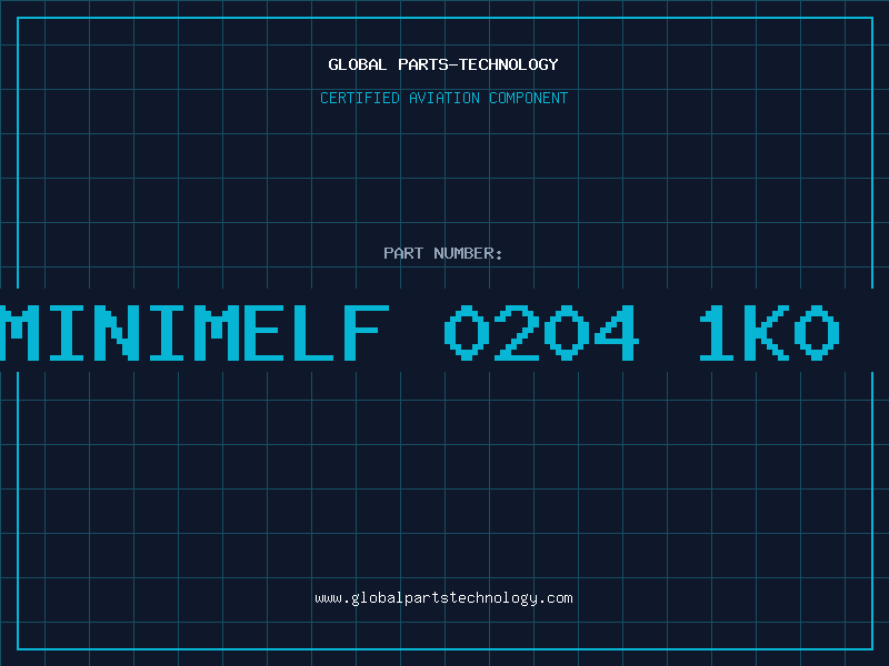 Aviation Part RES MINIMELF 0204 1K0 1% 0