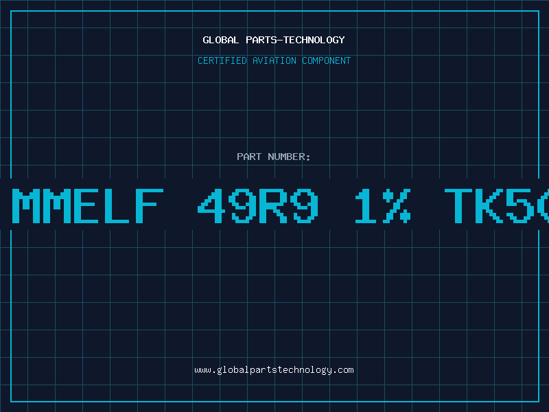 Aviation Part RES MMELF 49R9 1% TK50 TR
