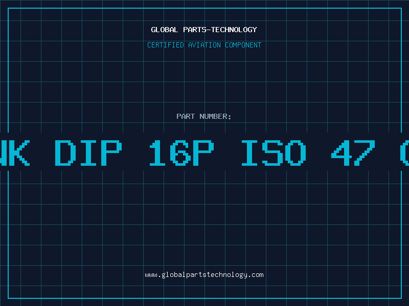 Aviation Part RES NTWK DIP 16P ISO 47 OHM SMD