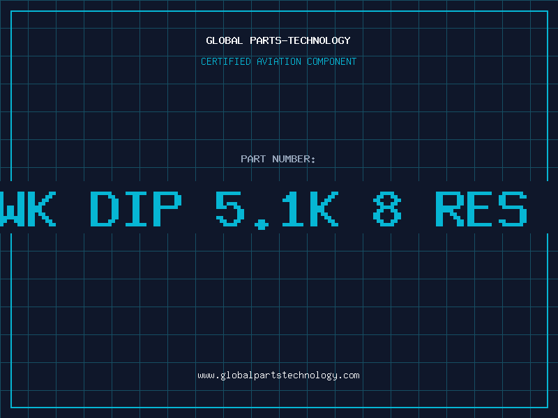 Aviation Part RES NTWK DIP 5.1K 8 RES 5% SMD