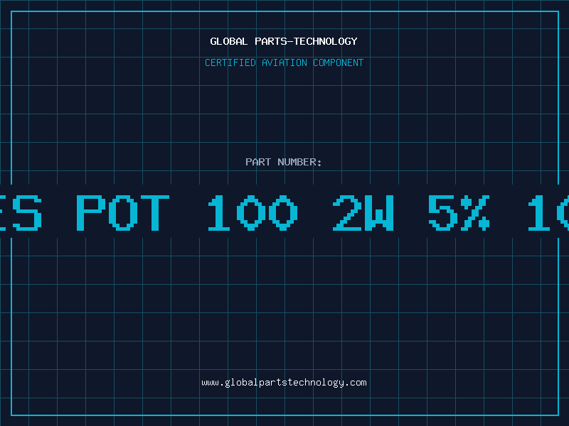 Aviation Part RES POT 100 2W 5% 10T