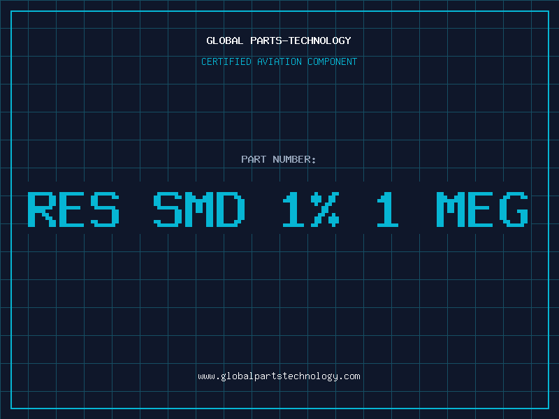 Aviation Part RES SMD 1% 1 MEG
