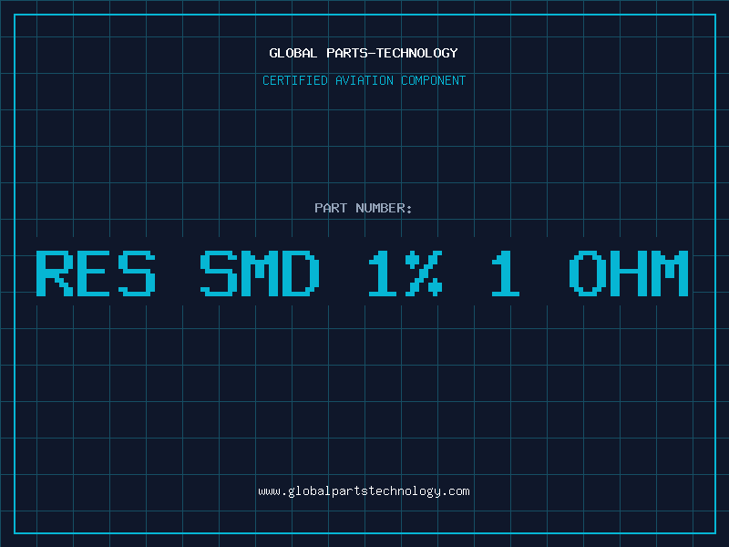 Aviation Part RES SMD 1% 1 OHM