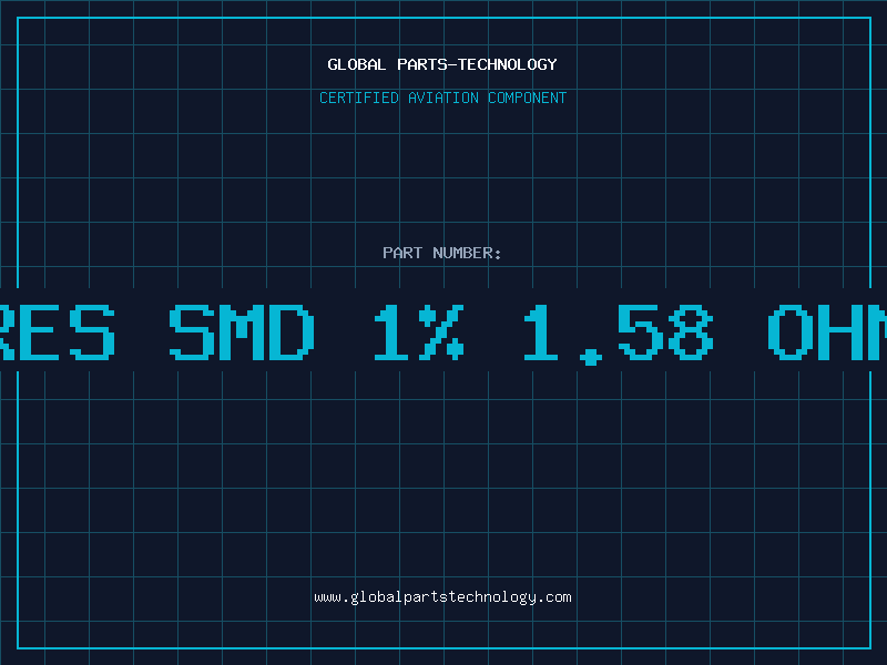 Aviation Part RES SMD 1% 1.58 OHM