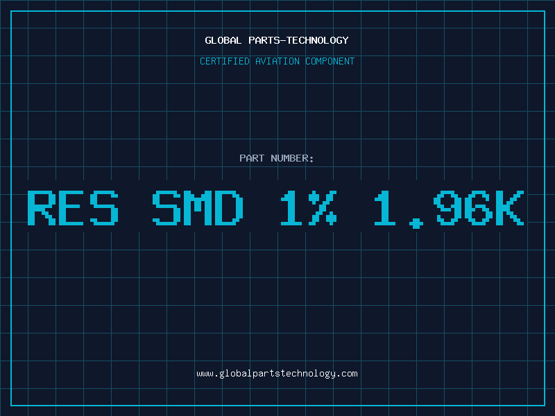 Aviation Part RES SMD 1% 1.96K