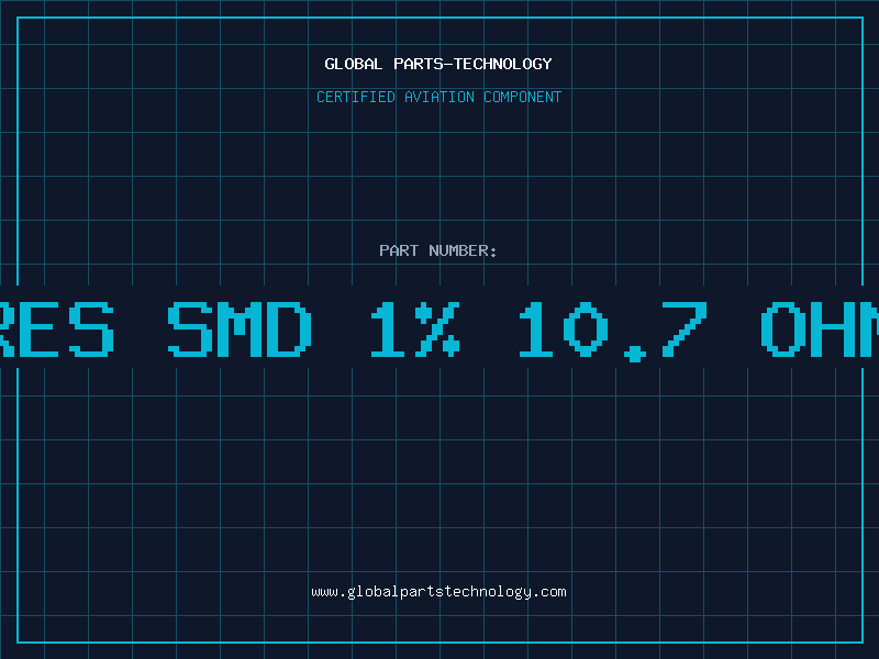 Aviation Part RES SMD 1% 10.7 OHM
