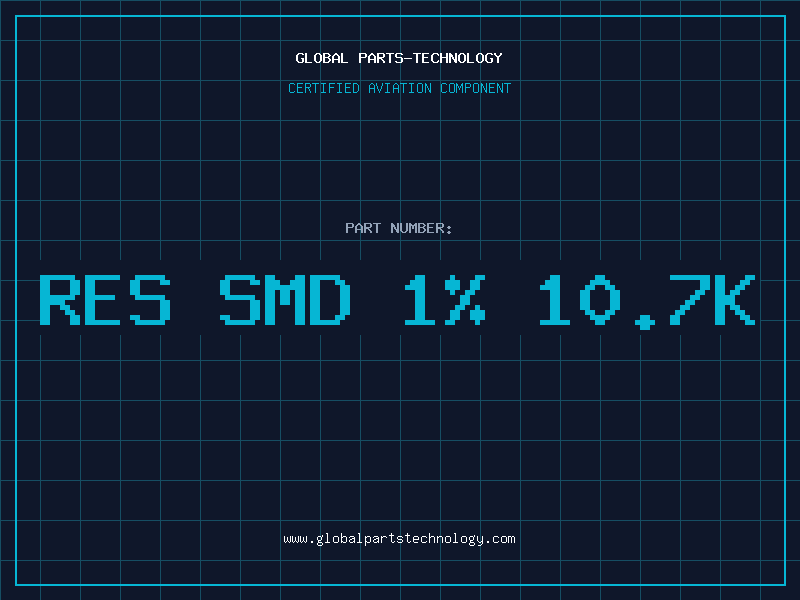 Aviation Part RES SMD 1% 10.7K