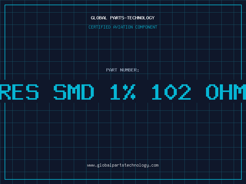 Aviation Part RES SMD 1% 102 OHM