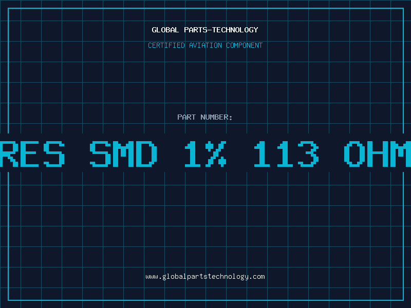 Aviation Part RES SMD 1% 113 OHM