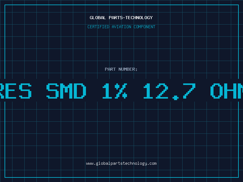 Aviation Part RES SMD 1% 12.7 OHM