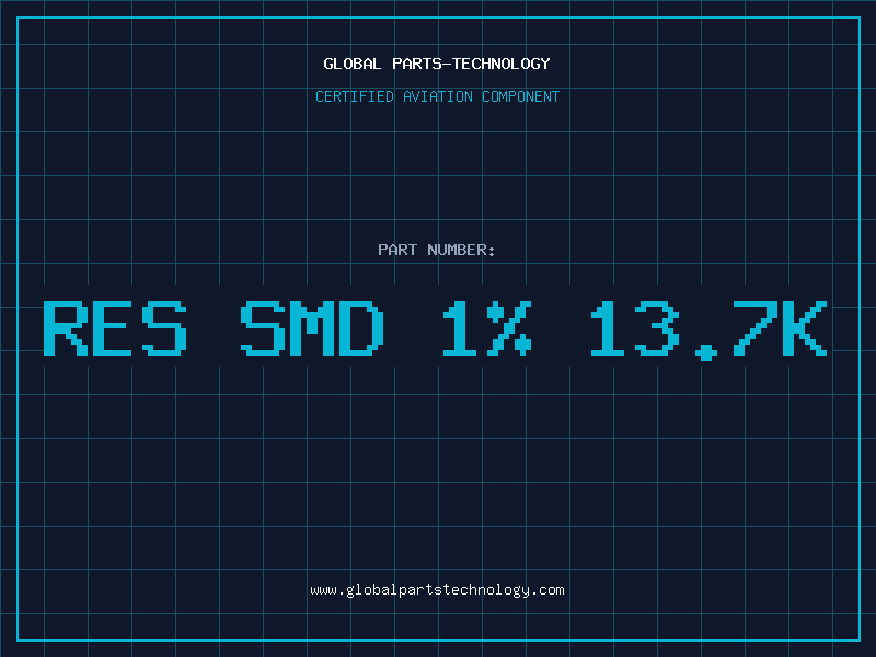 Aviation Part RES SMD 1% 13.7K