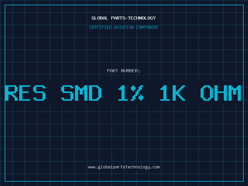 Aviation Part RES SMD 1% 1K OHM