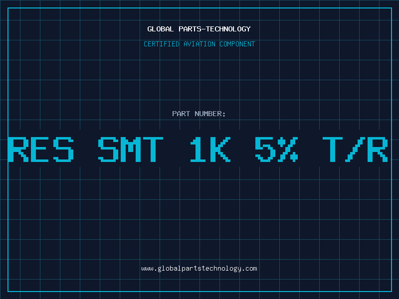 Aviation Part RES SMT 1K 5% T/R